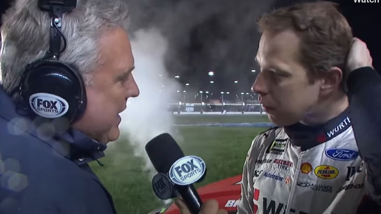 "Brad Keselowski's Departure Drama: NASCAR Fans Divided Over Driver's Unconventional Hotel Exit"