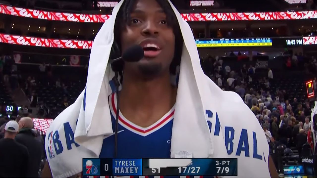 "Tyrese Maxey's Explosive 51-Point Showcase Ignites Sixers' Fans and Ends Losing Streak"